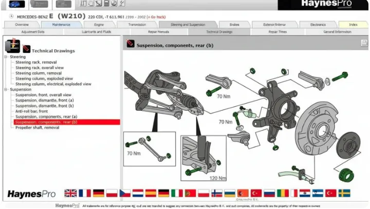 Exploded views & specifications